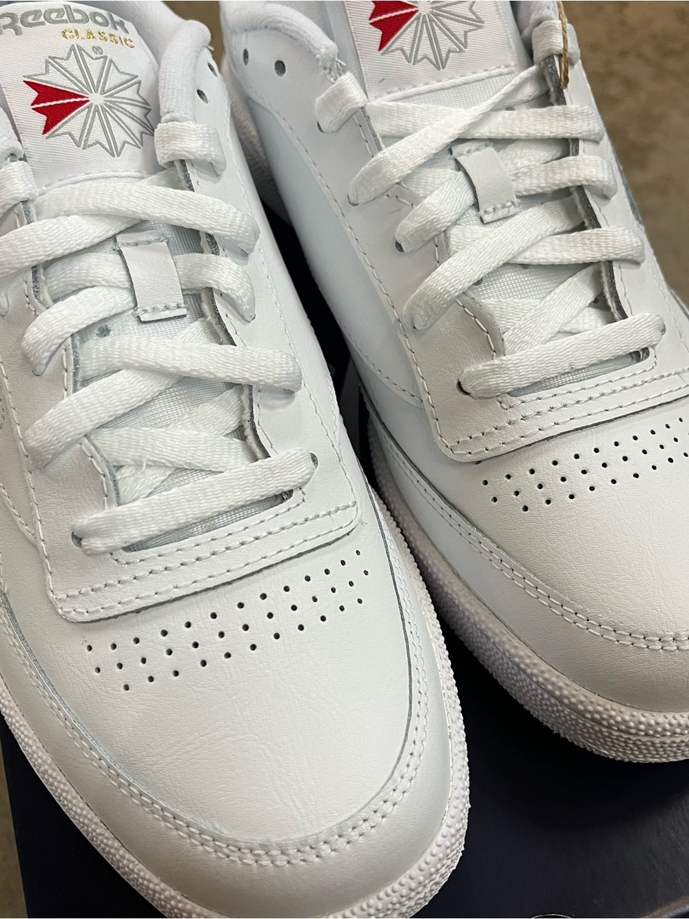 Reebok Club C 85 White/Sheer Grey 100000154 Men Size Shoes - Picture 8 of 9